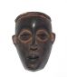 Chowke: Maske af udskåret og patineret træ, Congo, ca. 1900-1920 H. 21.